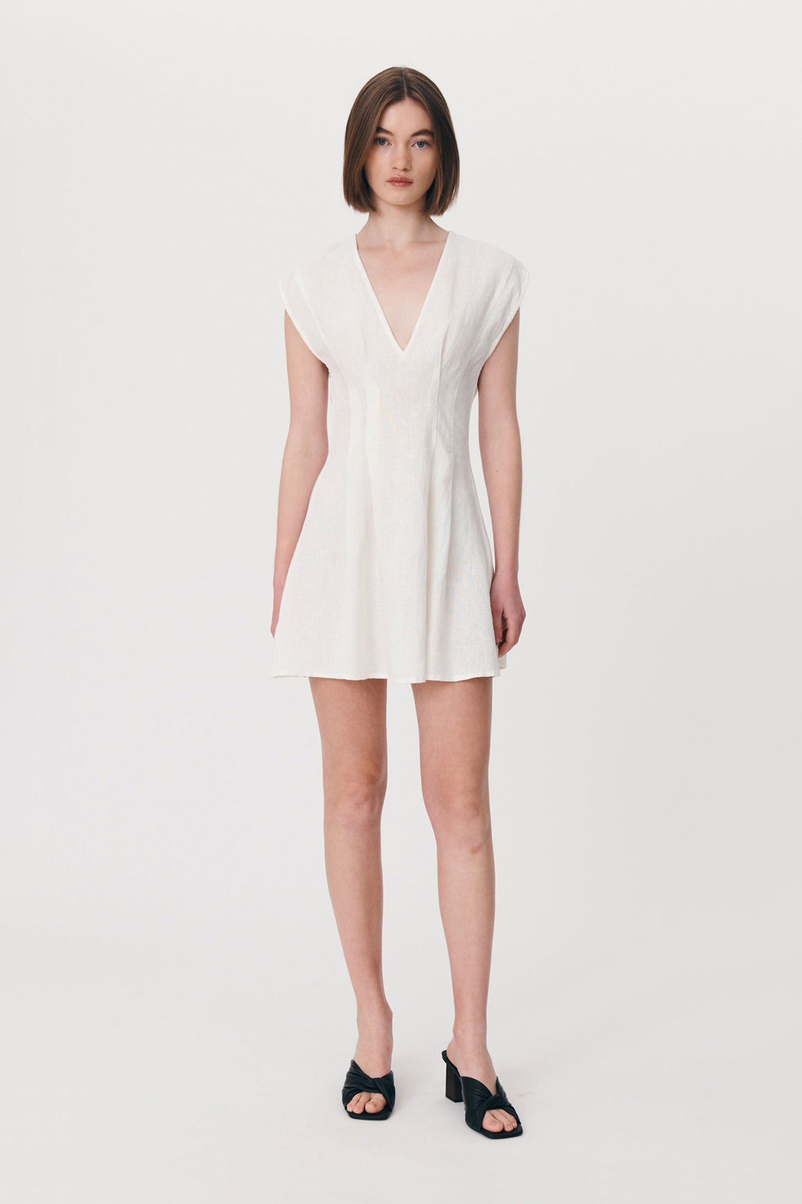 Anica Linen Mini Dress