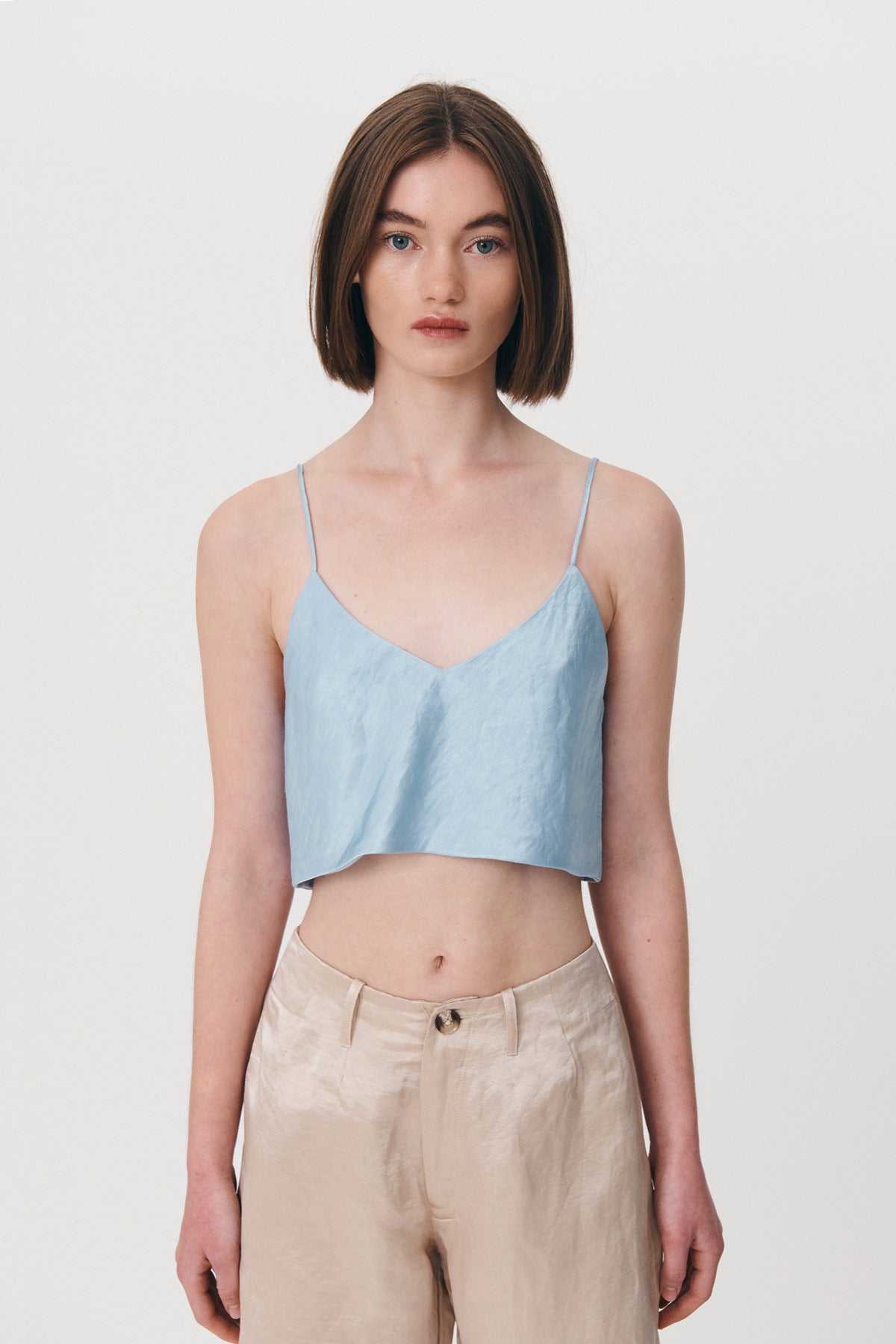 Anly Silk Linen Camisole