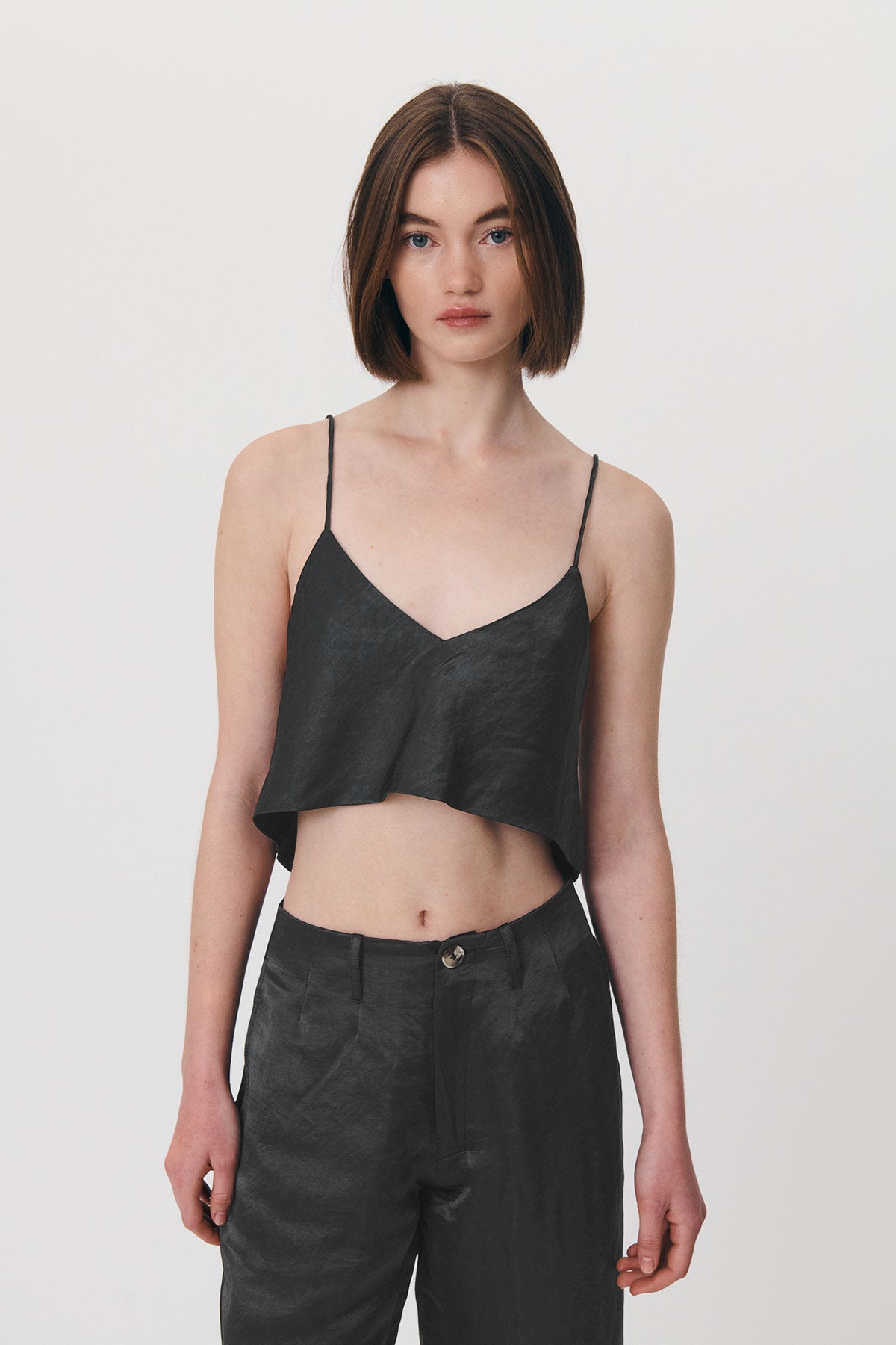 Anly Silk Linen Camisole