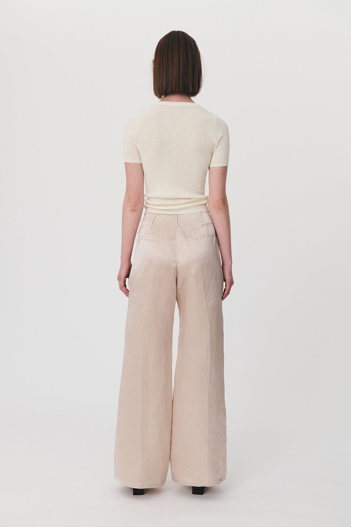 Carlotta Silk Linen Wide Pants