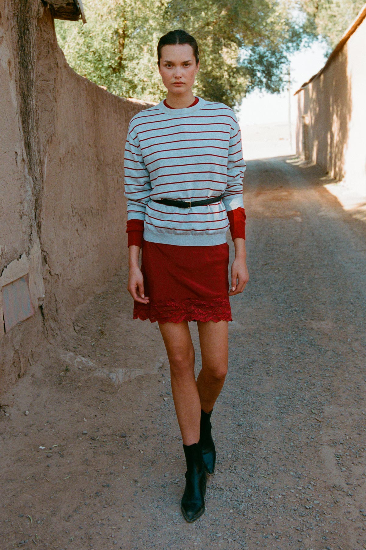 Marina Silk Mini Skirt