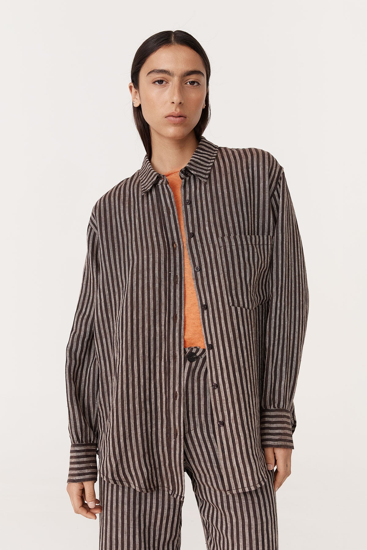 Ramona Linen Long Sleeve Shirt