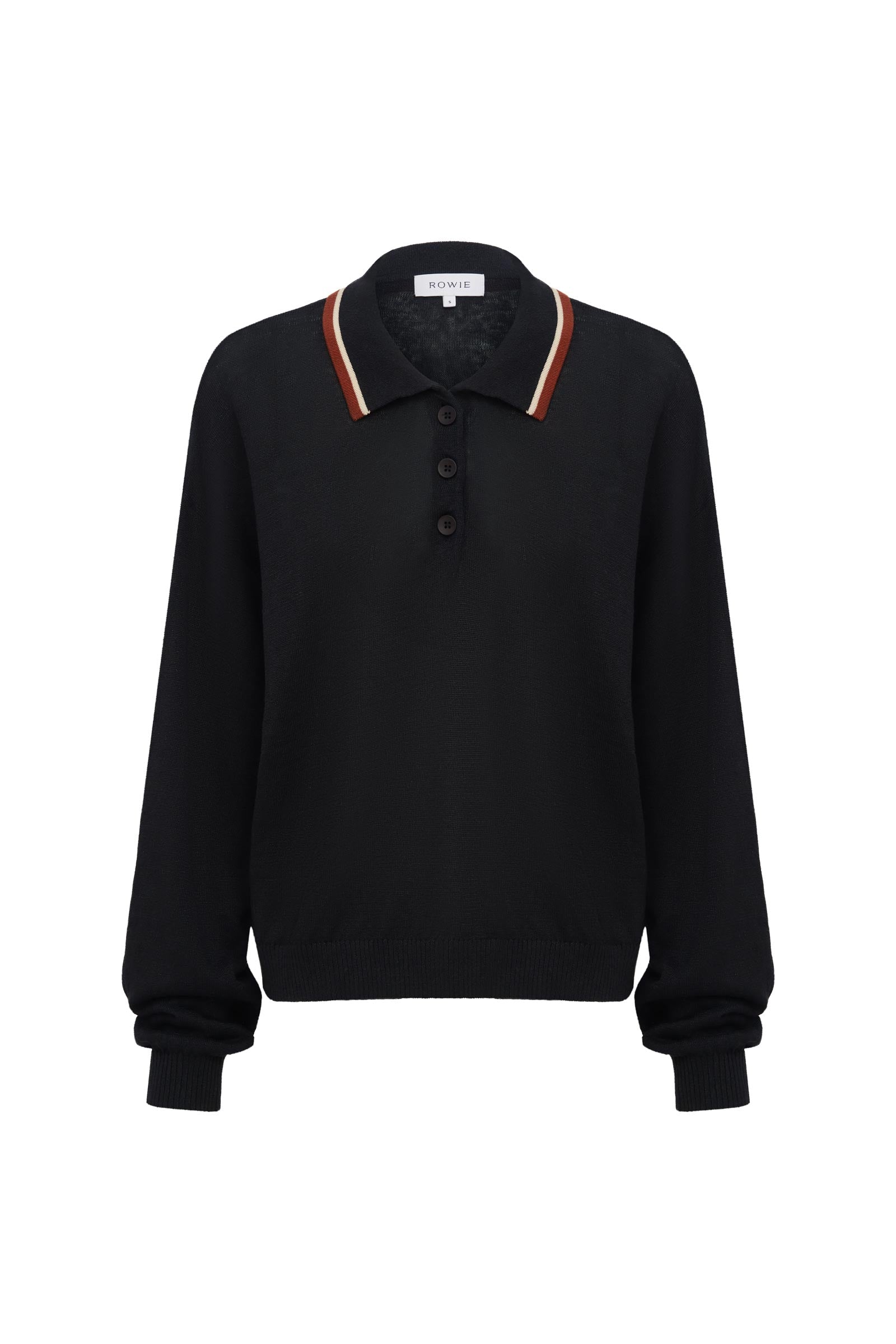 Uma Linen Knit Polo Top