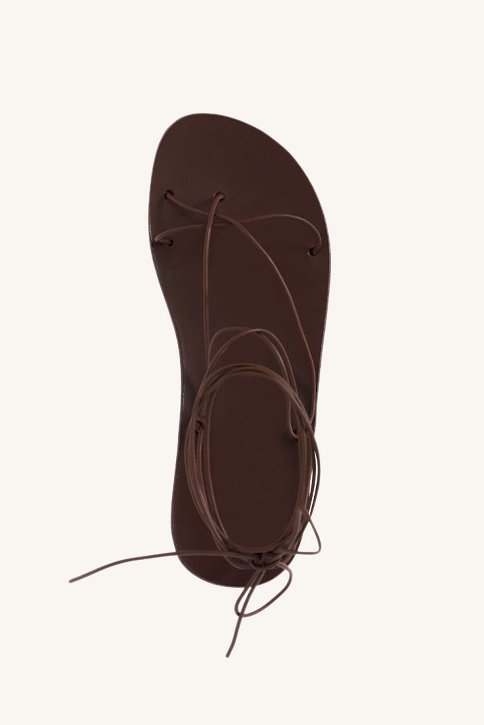 Aelia Sandal Dark Brown Leather