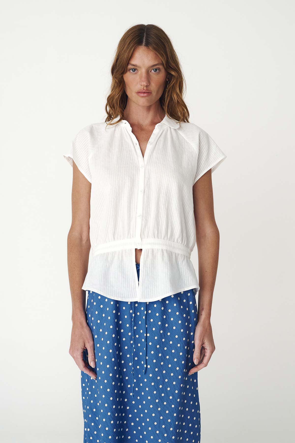 Allie Peplum Blouse