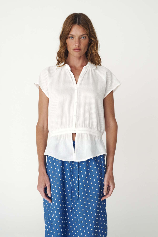 Allie Peplum Blouse