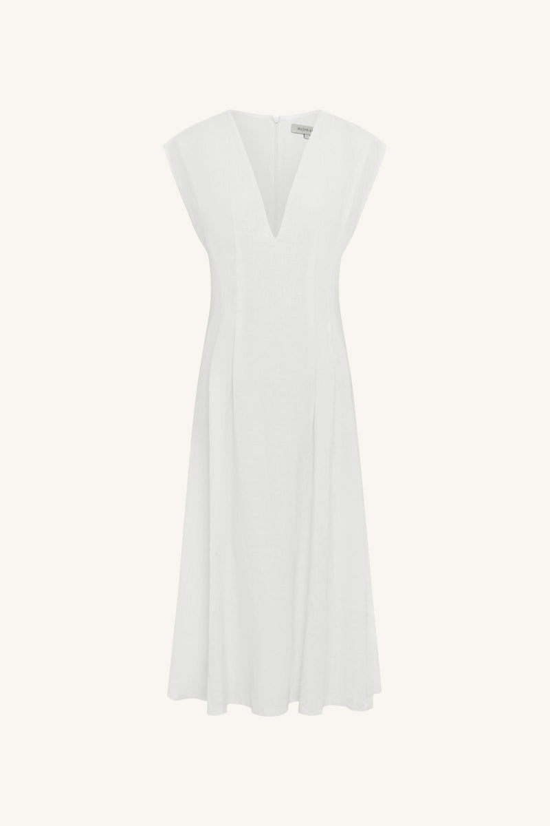 Anica Linen Midi Dress