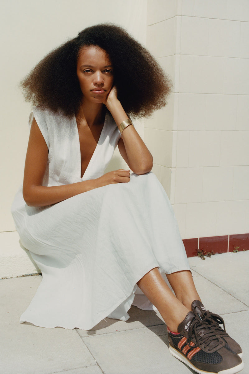 Anica Linen Midi Dress