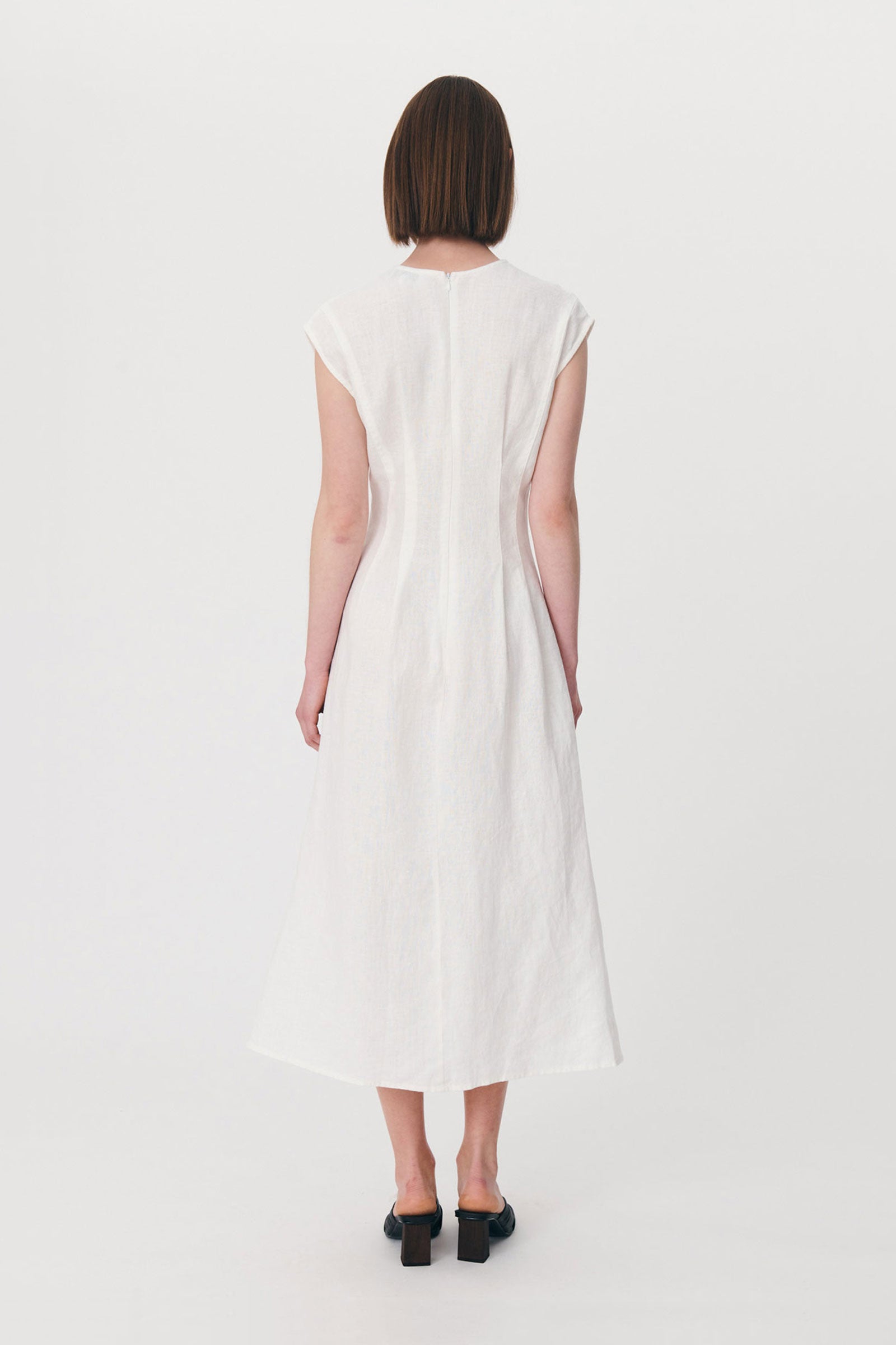 Anica Linen Midi Dress