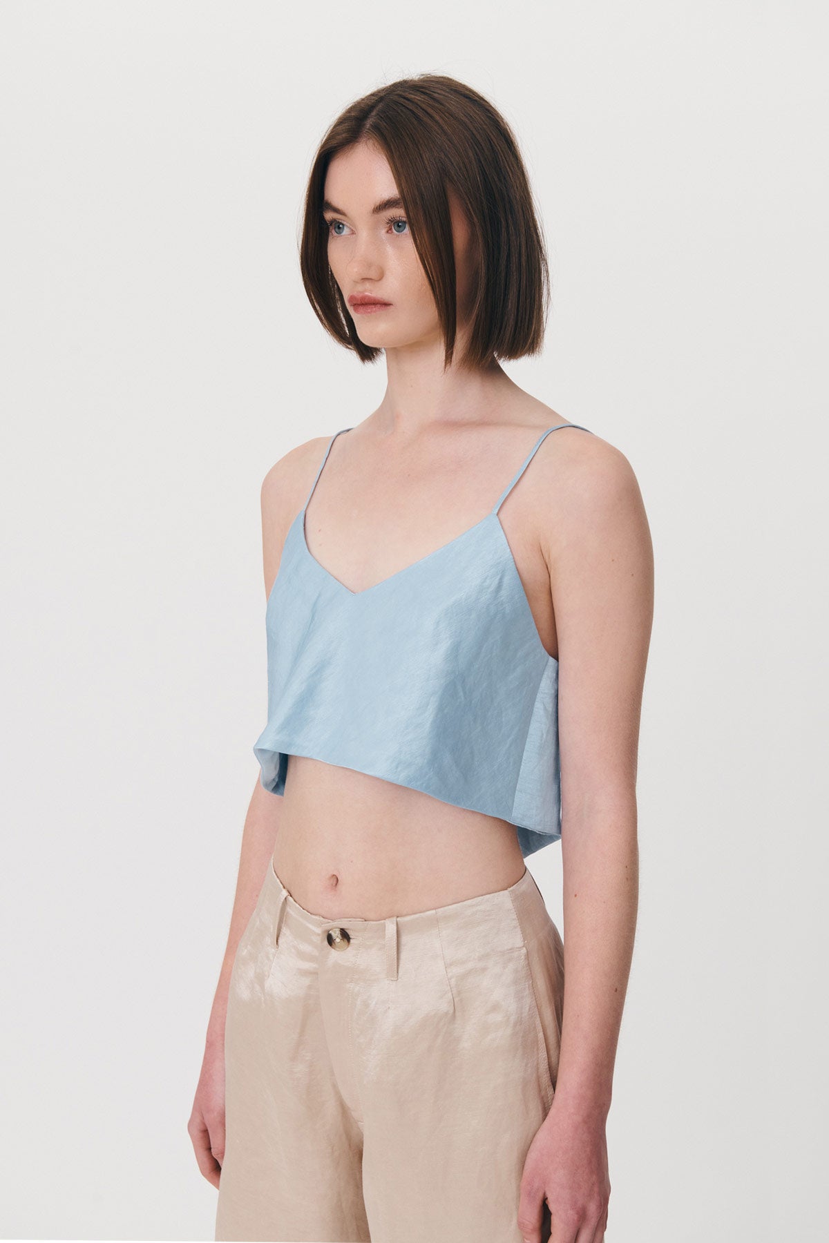 Anly Silk Linen Camisole