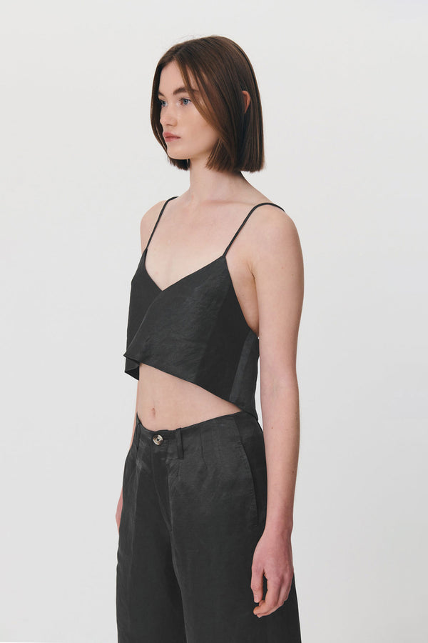 Anly Silk Linen Camisole