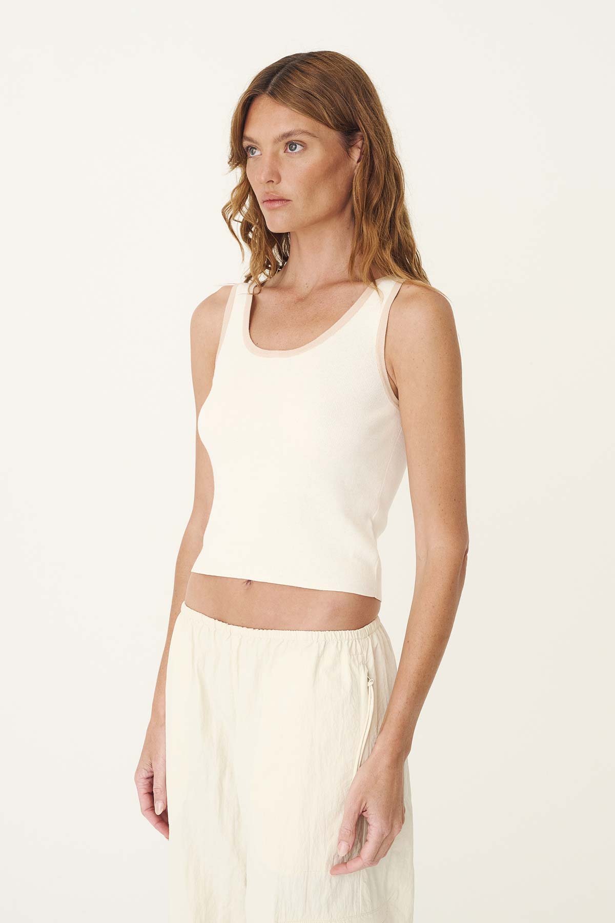 Blake Contrast Knit Tank