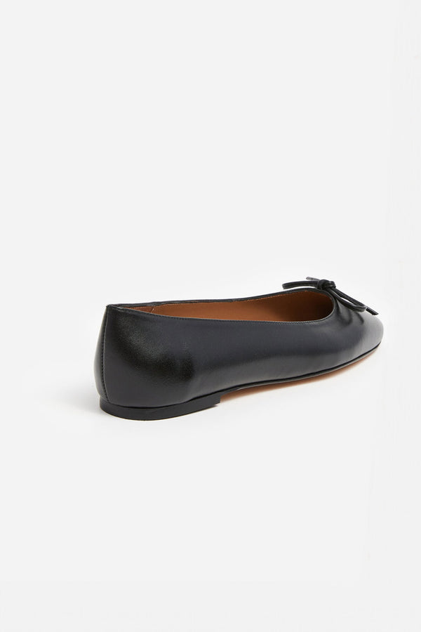 Bodil Leather Ballet Flat