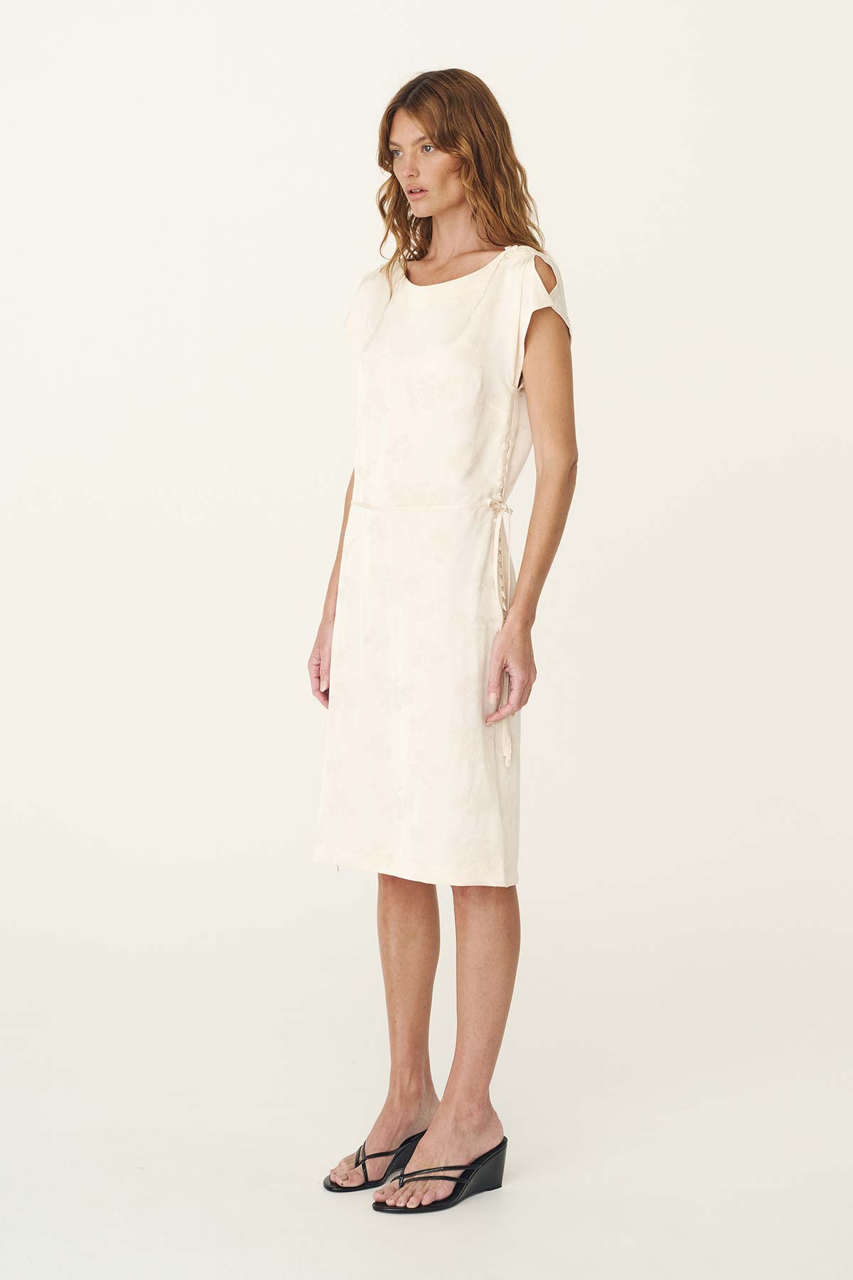 Carla Jacquard Midi Dress