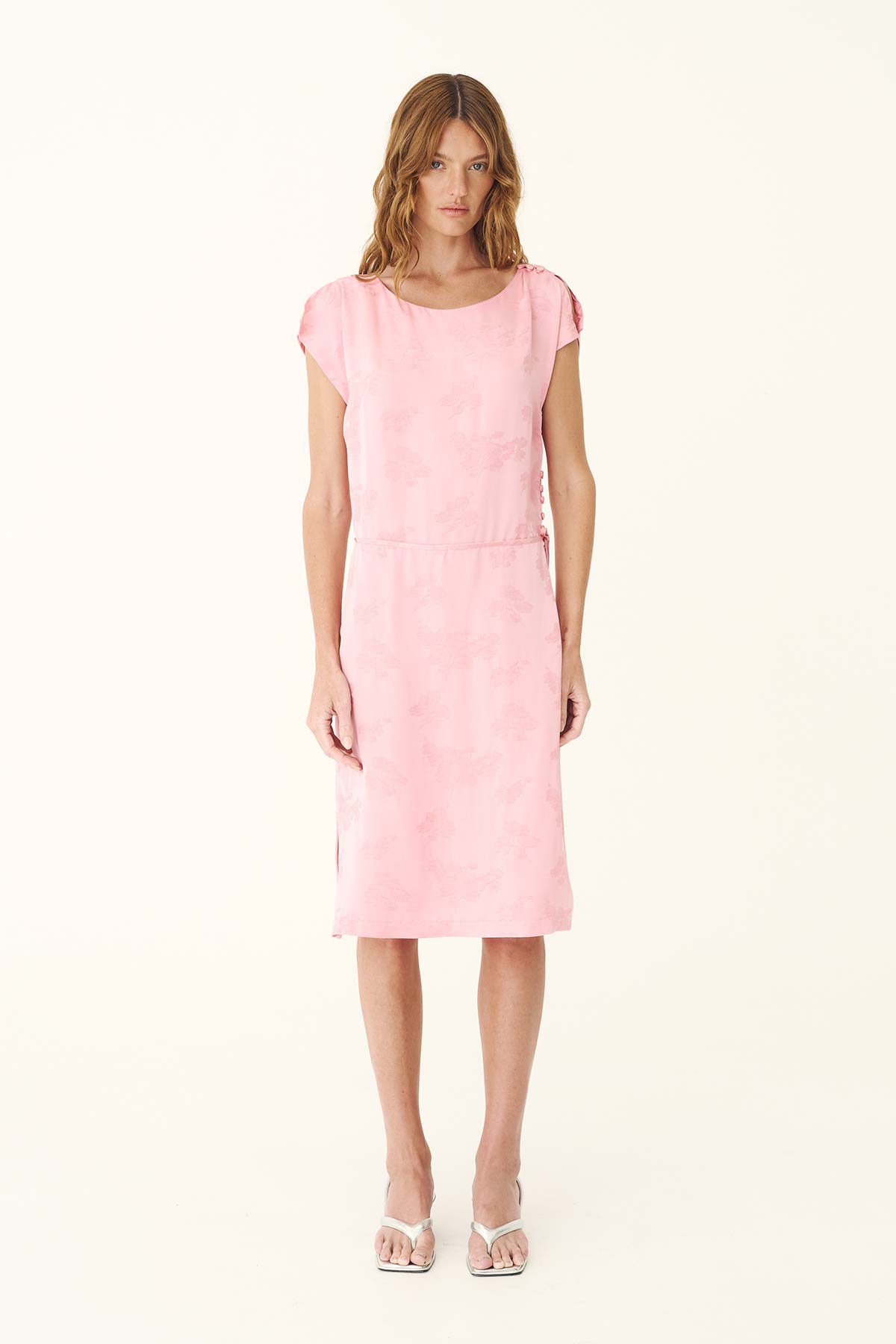 Carla Jacquard Midi Dress