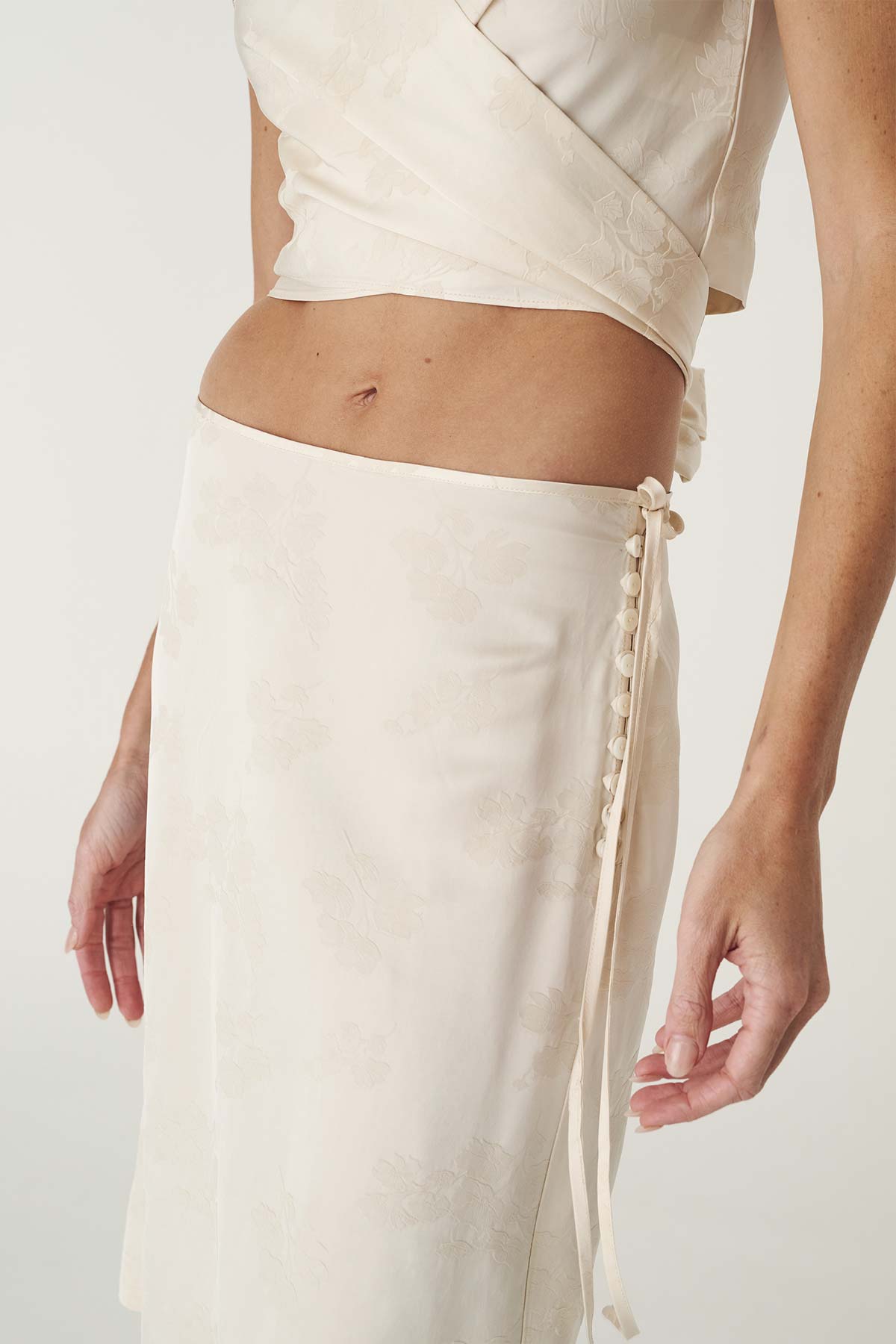 Carla Jacquard Midi Skirt