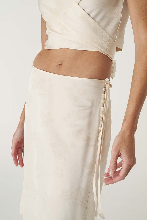 Carla Jacquard Midi Skirt