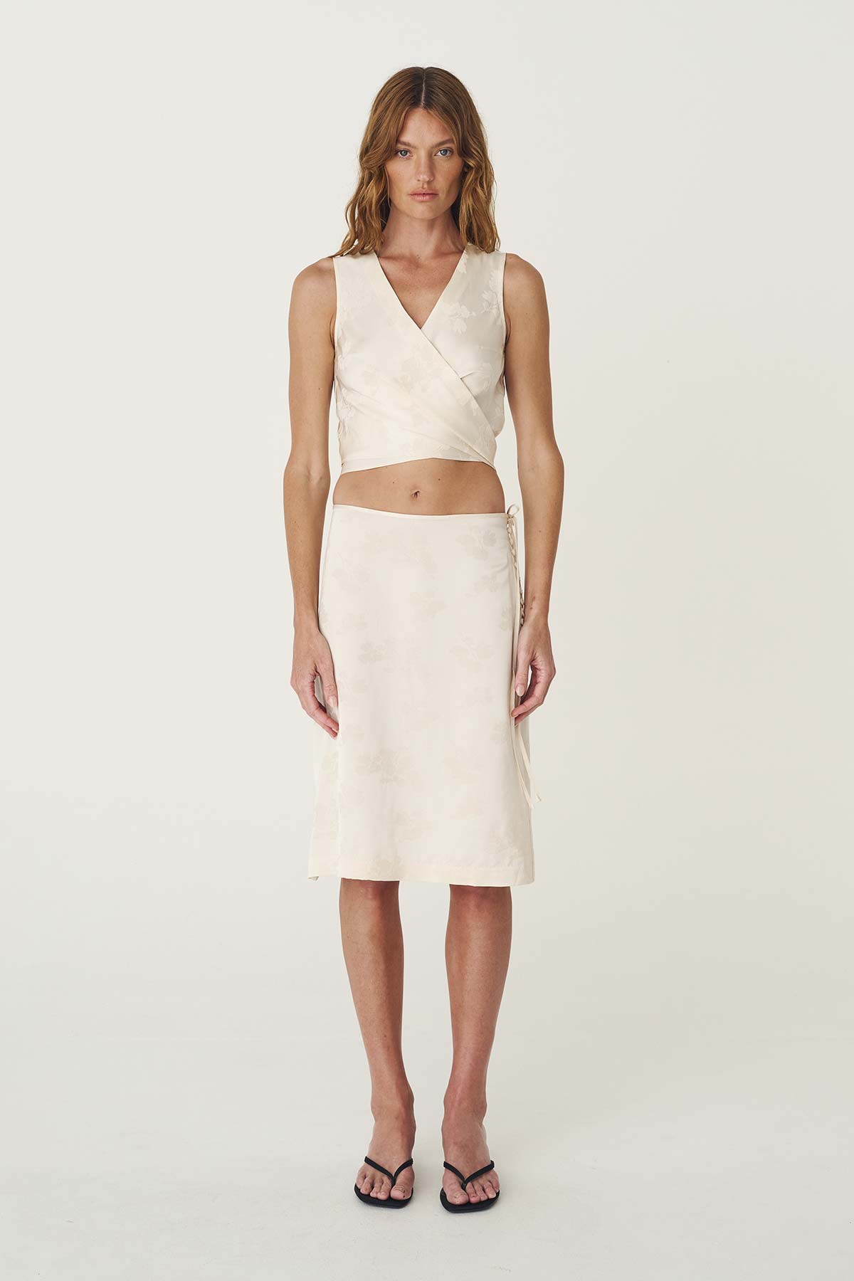 Carla Jacquard Midi Skirt