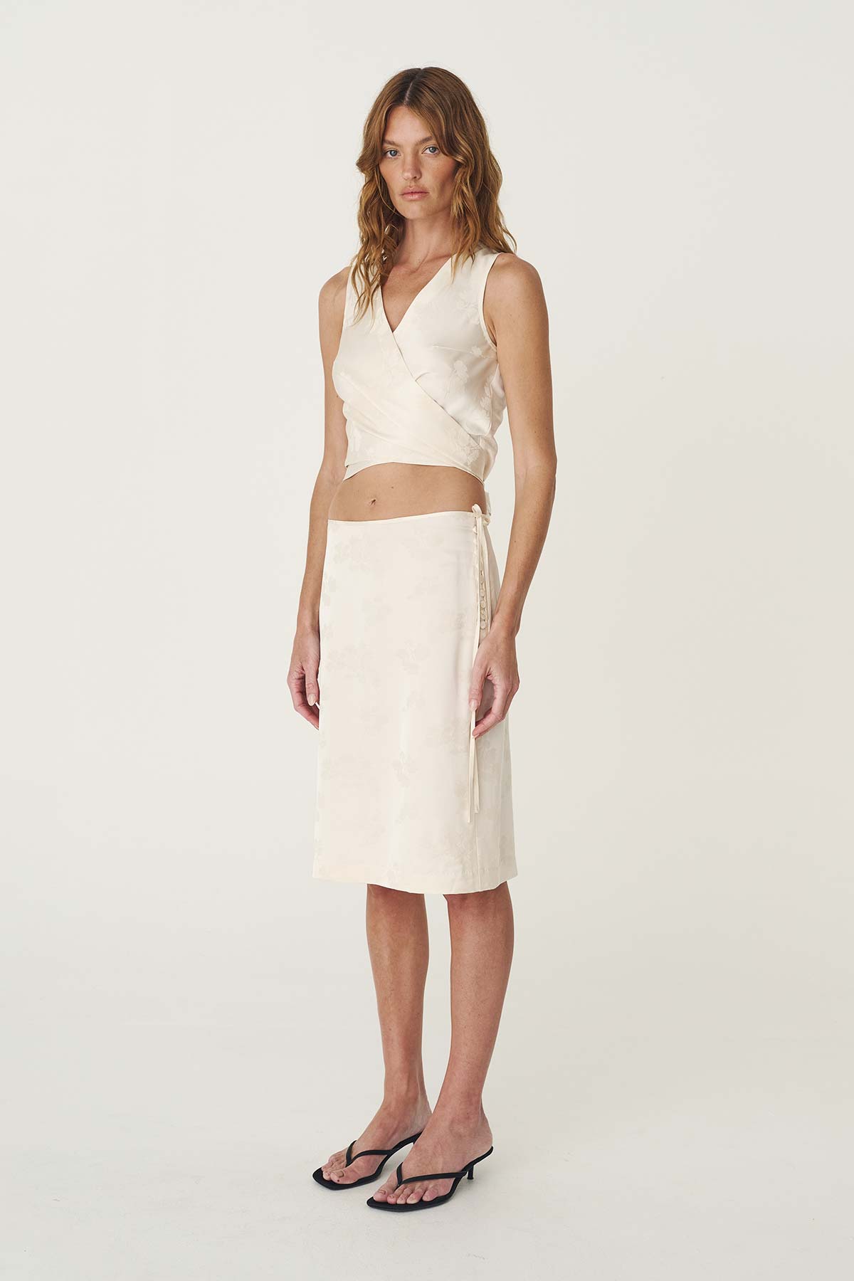Carla Jacquard Midi Skirt