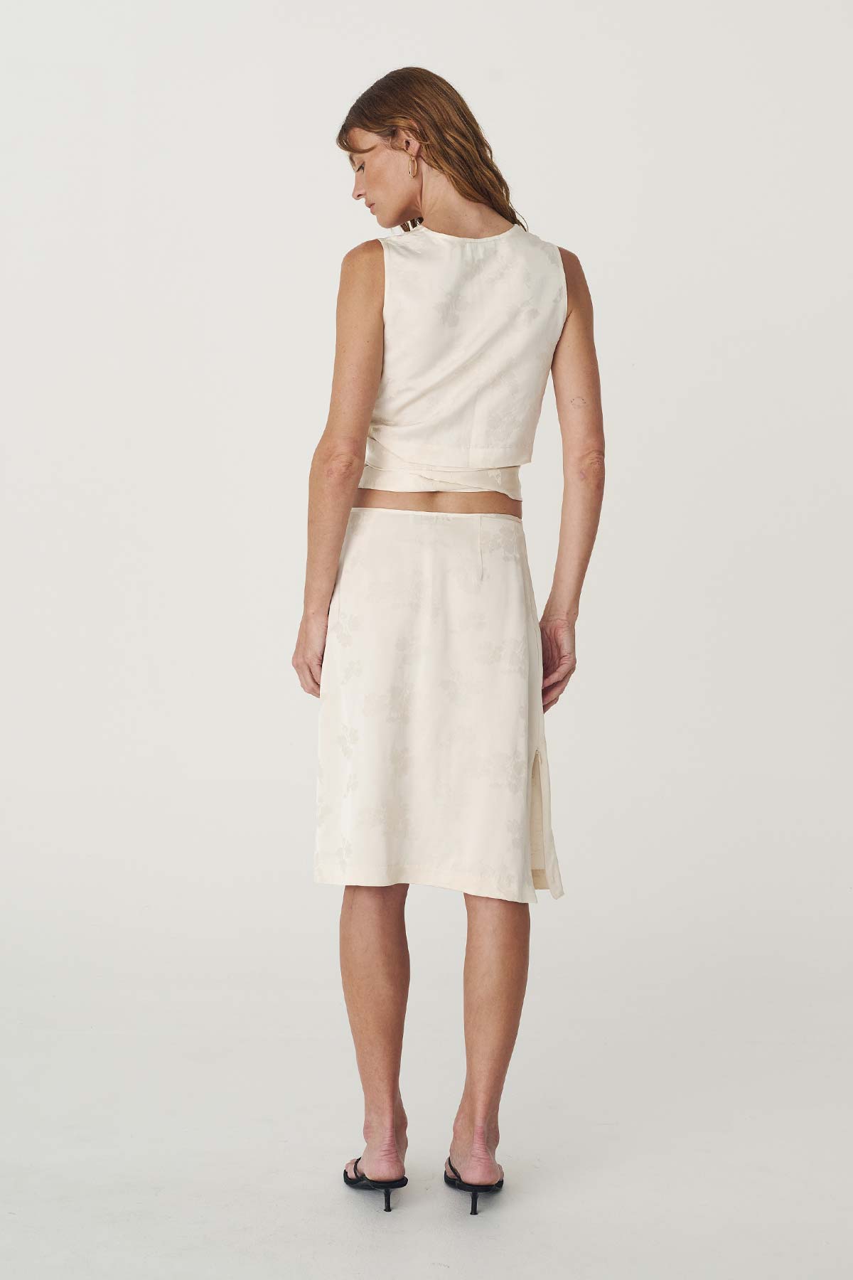 Carla Jacquard Midi Skirt
