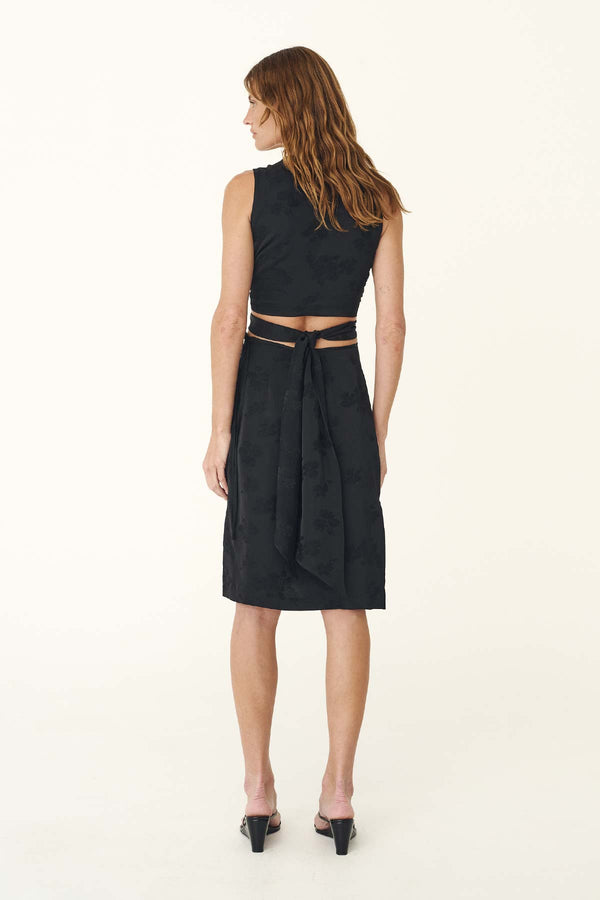 Carla Jacquard Midi Skirt