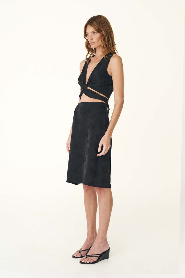 Carla Jacquard Midi Skirt