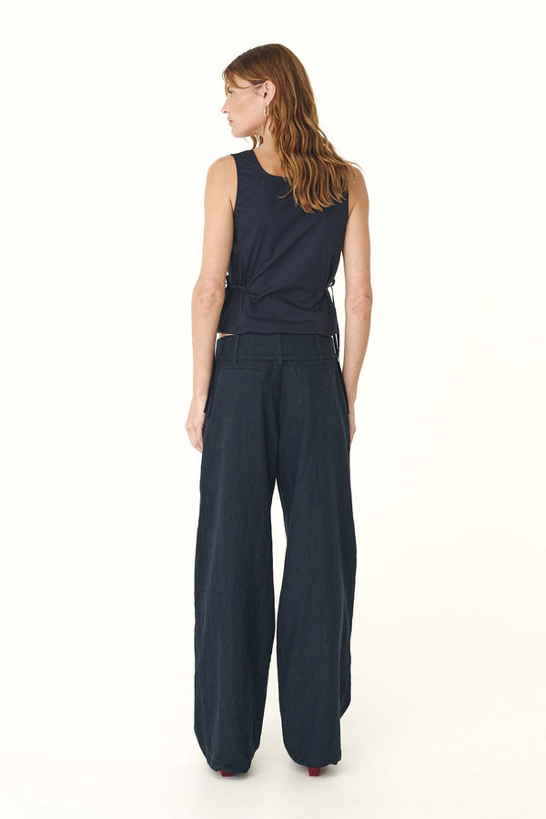 Carlotta Linen Curve Pants
