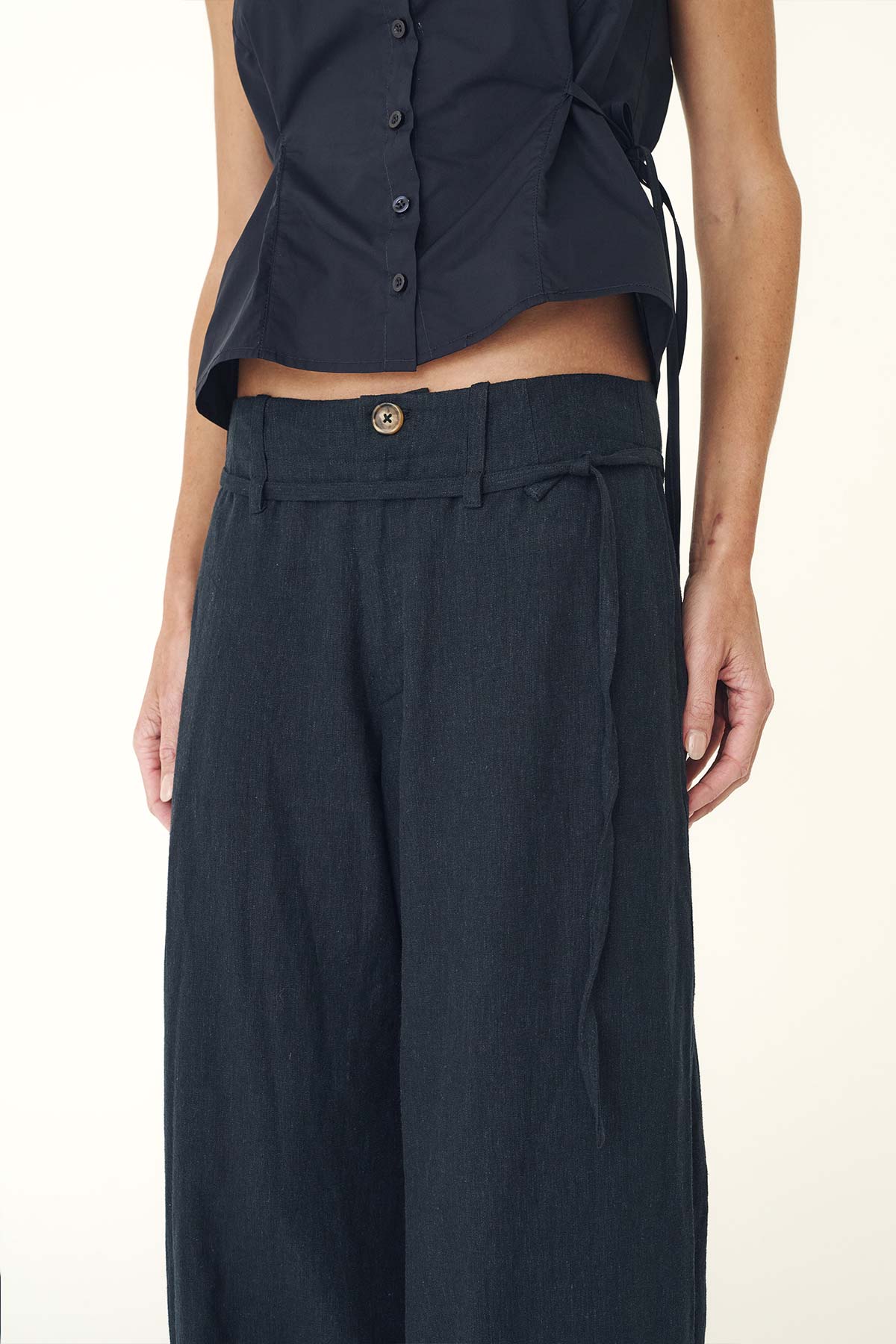 Carlotta Linen Curve Pants