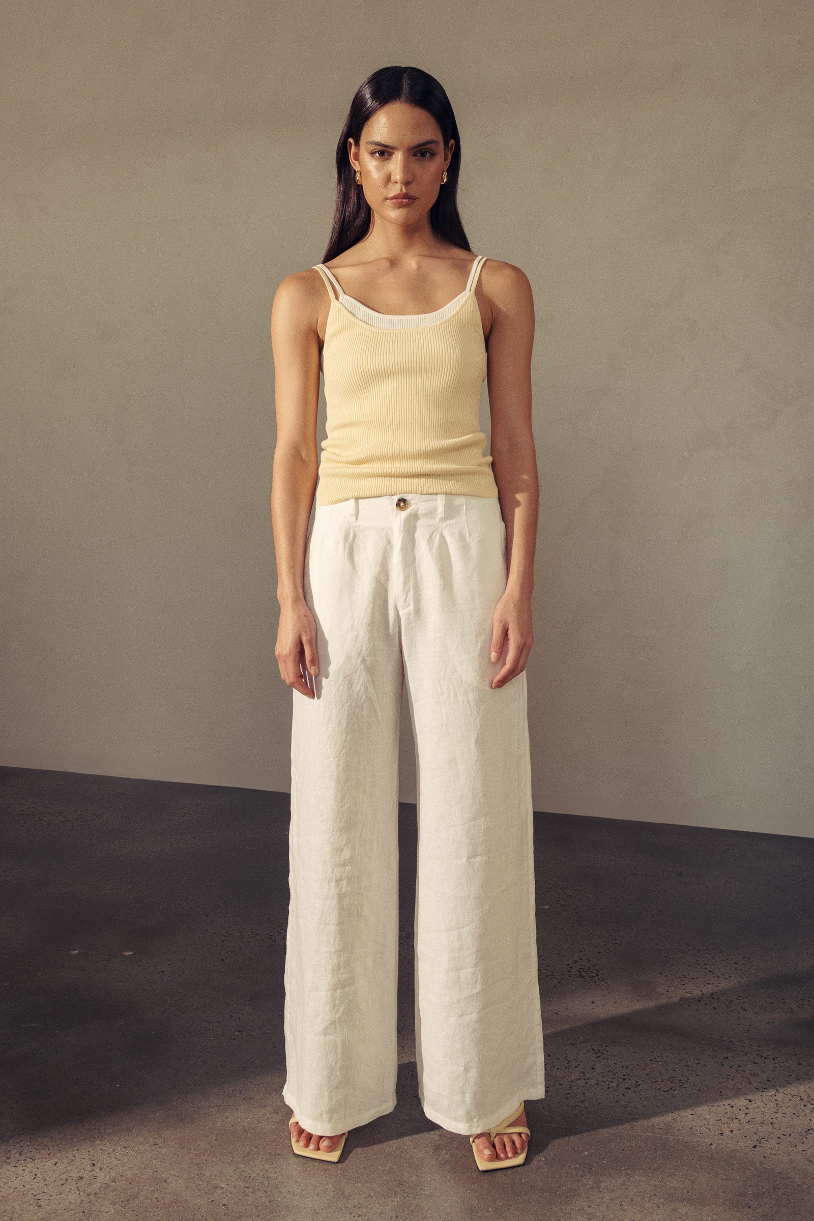 Carlotta Linen Wide Pants