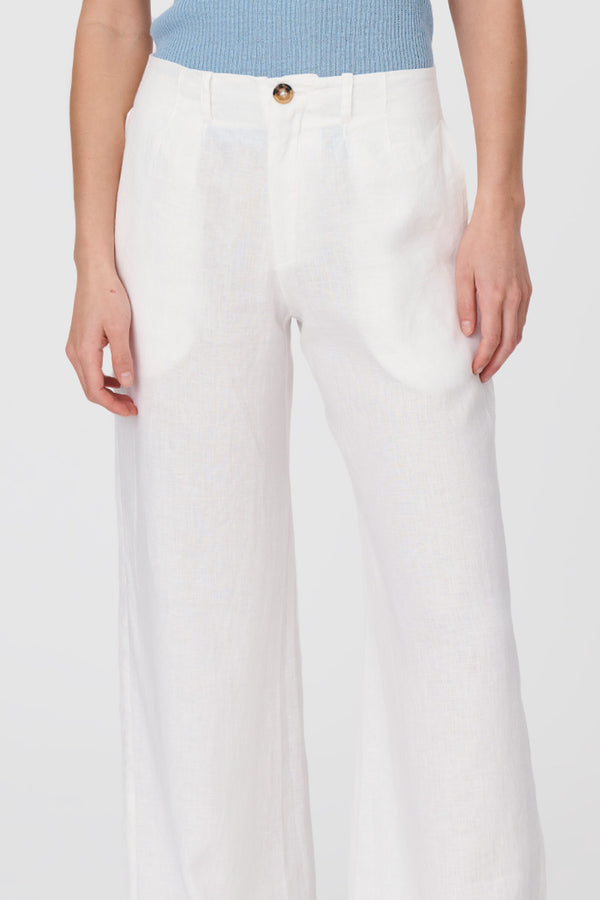 Carlotta Linen Wide Pants