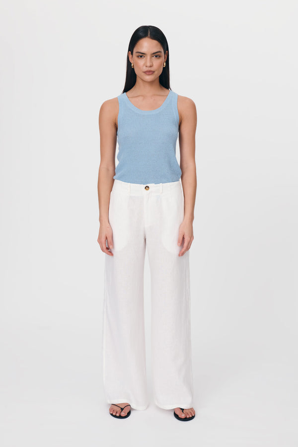 Carlotta Linen Wide Pants