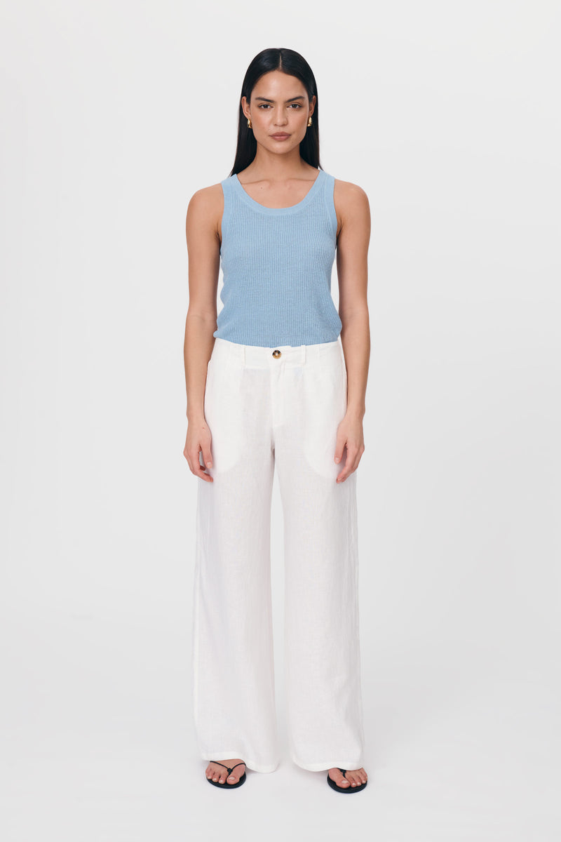 Carlotta Linen Wide Pants