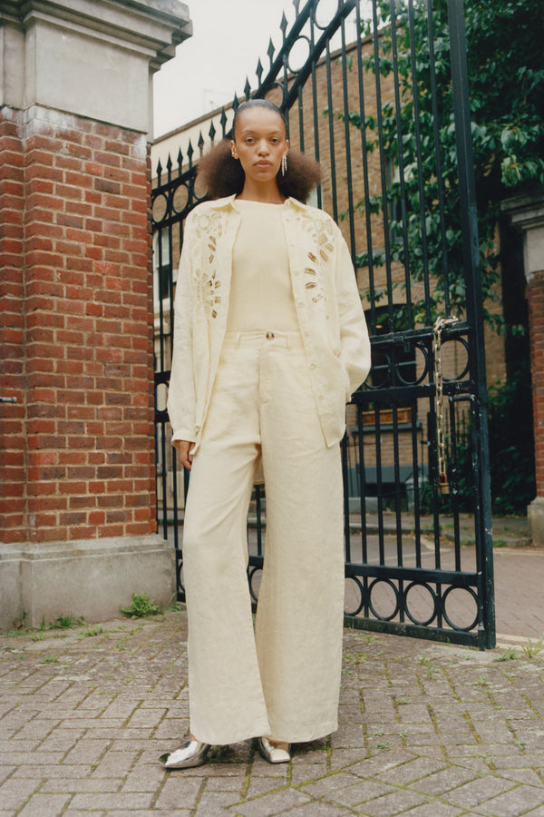 Carlotta Linen Wide Pants