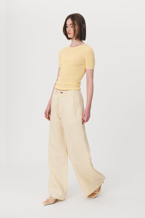 Carlotta Linen Wide Pants