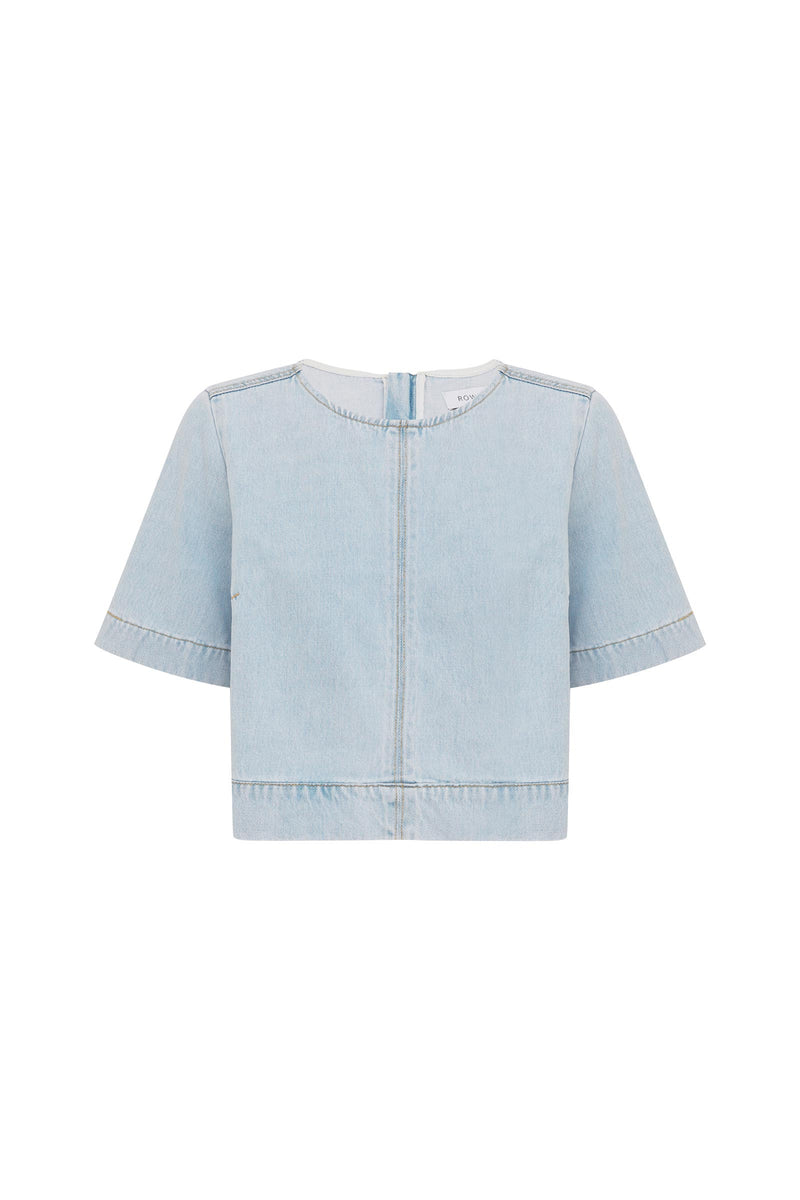 Davie Denim Top