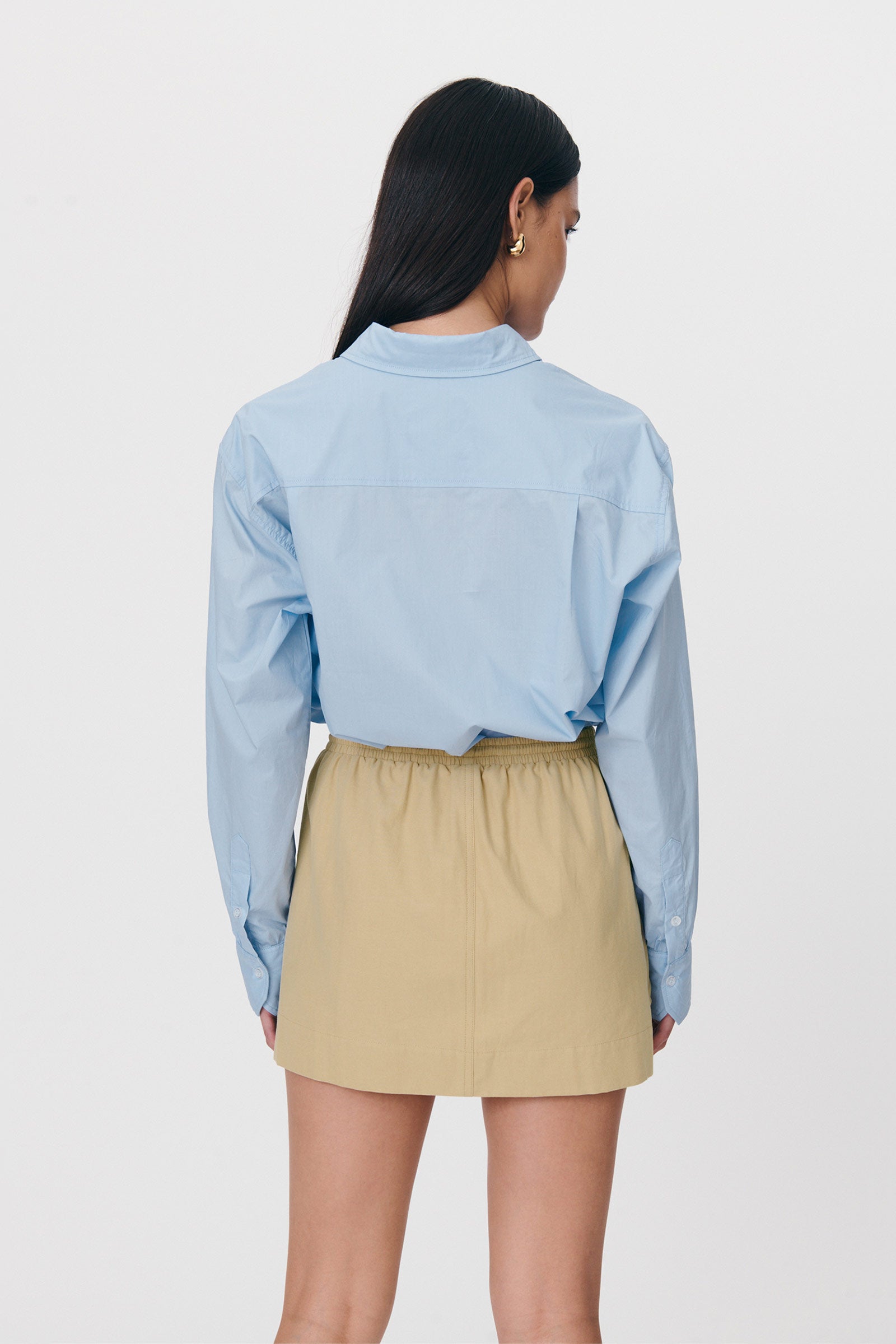 ROWIE The Label Drew Cargo Mini Skirt Khaki Bottoms