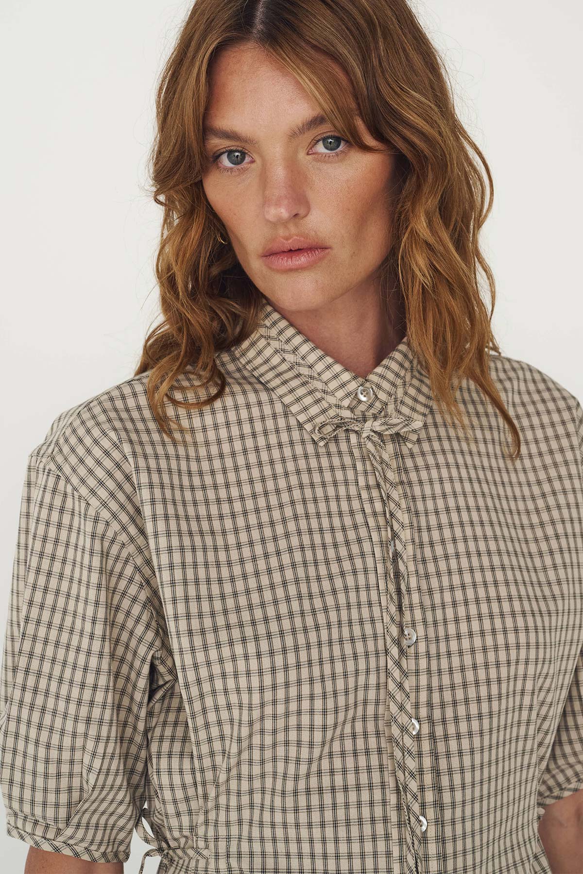 Frankie Tie Short Sleeve Shirt