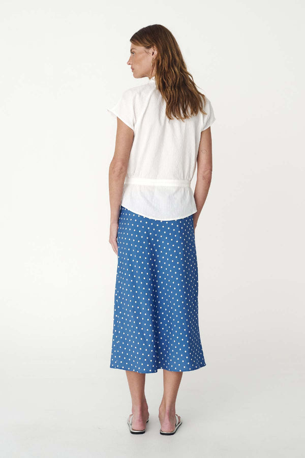 Frannie Silk Midi Skirt