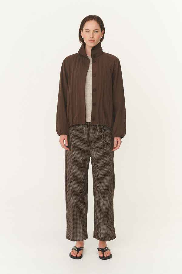 Soren Funnel Neck Bomber Jacket