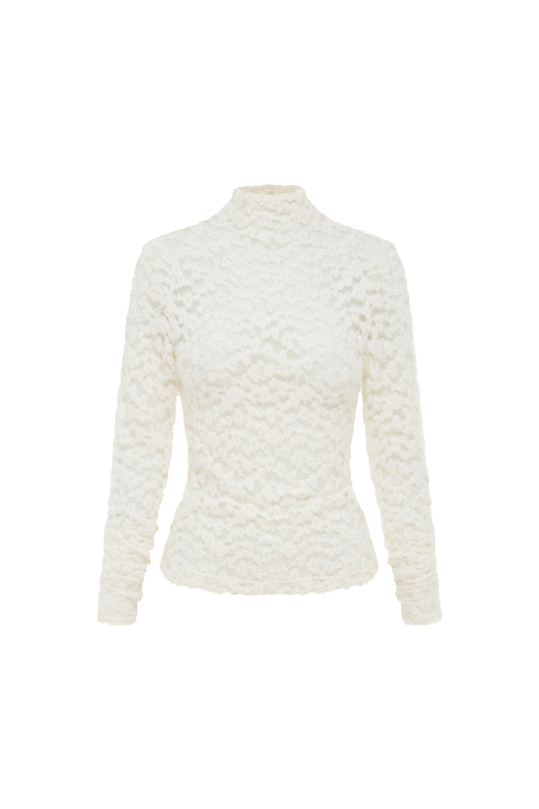 Galo Fuzzy Lace Top