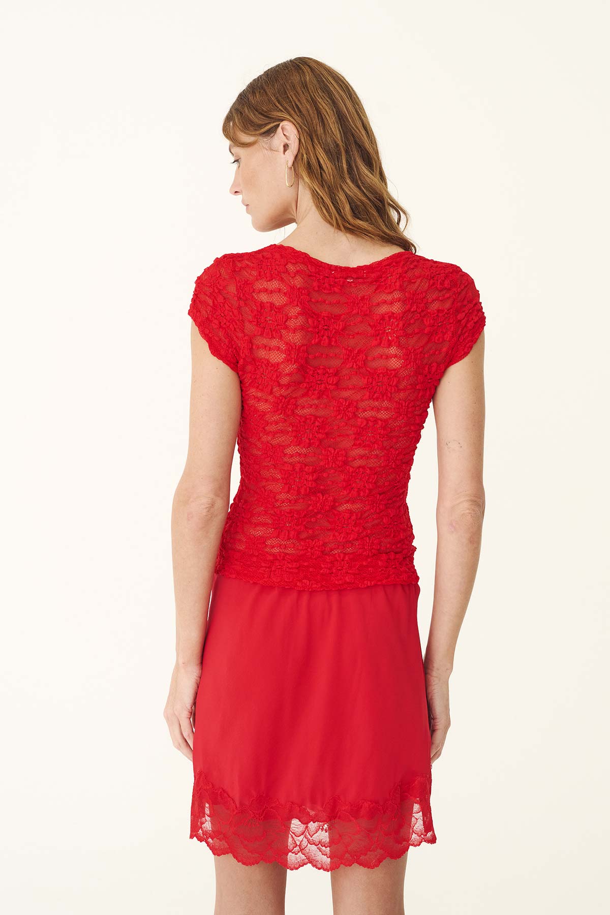 Galo Sunflower Lace Tee