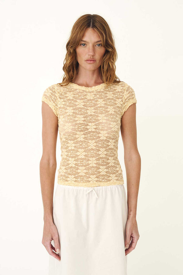 Galo Wildflower Lace Tee