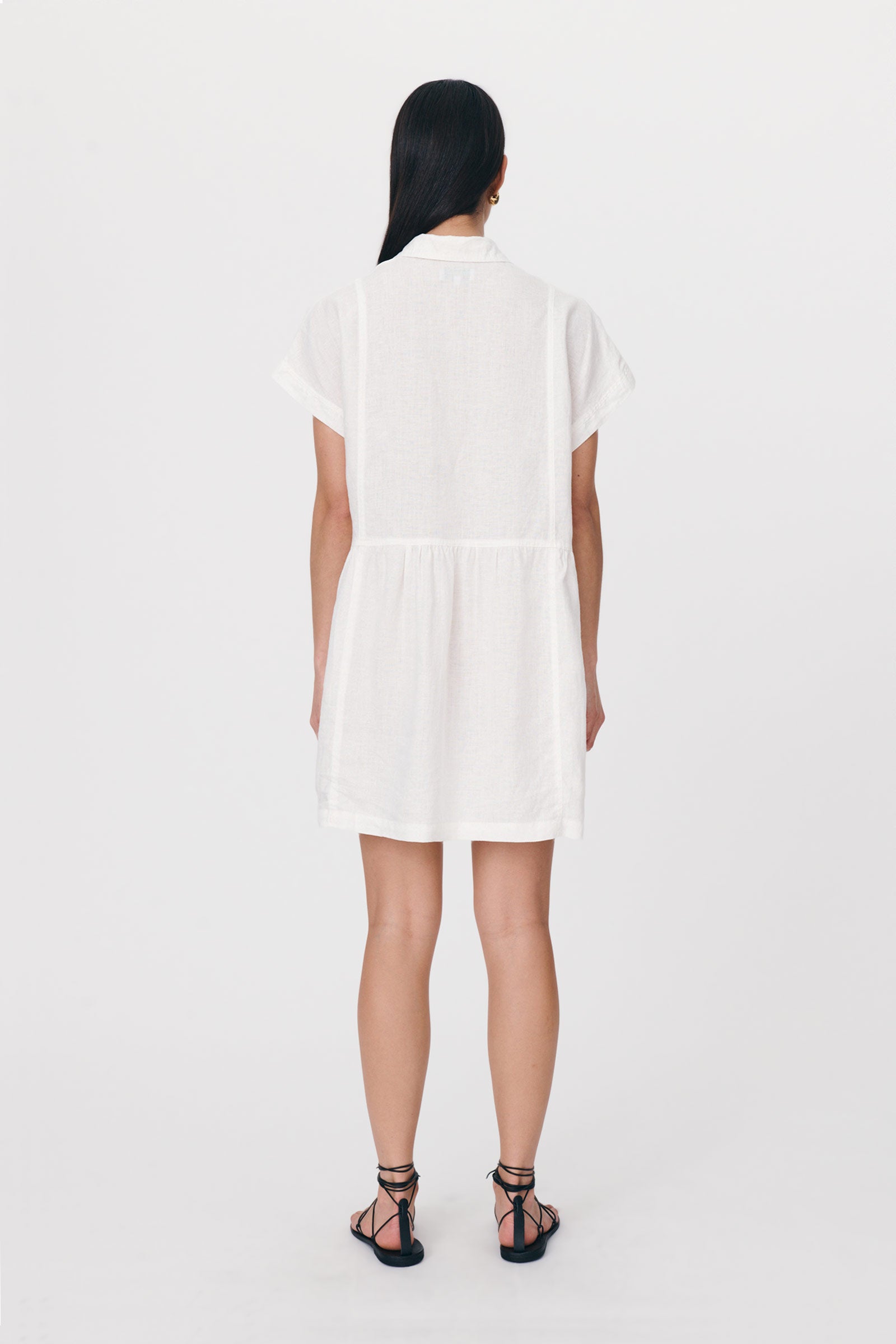 Gina Linen Mini Dress