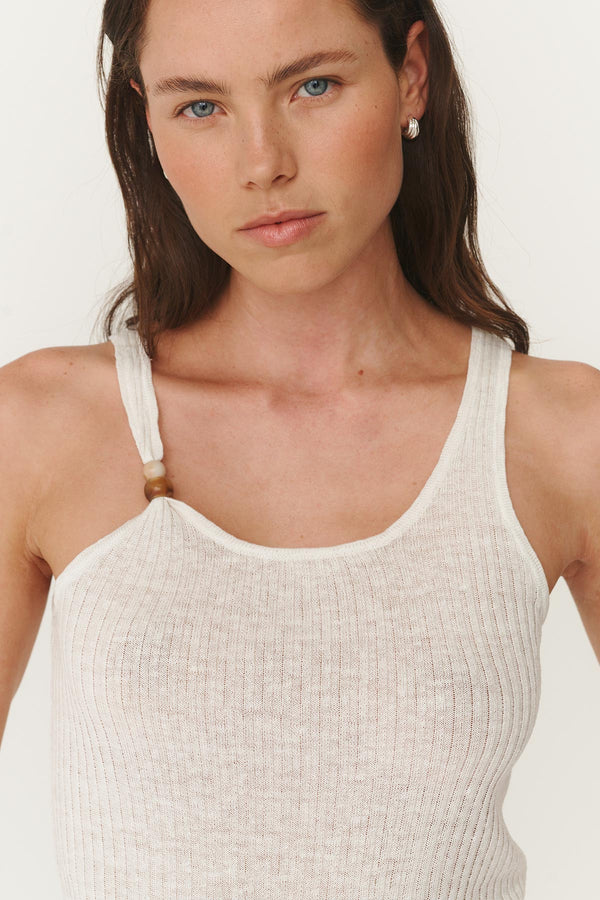 Haven Bead Linen Tank