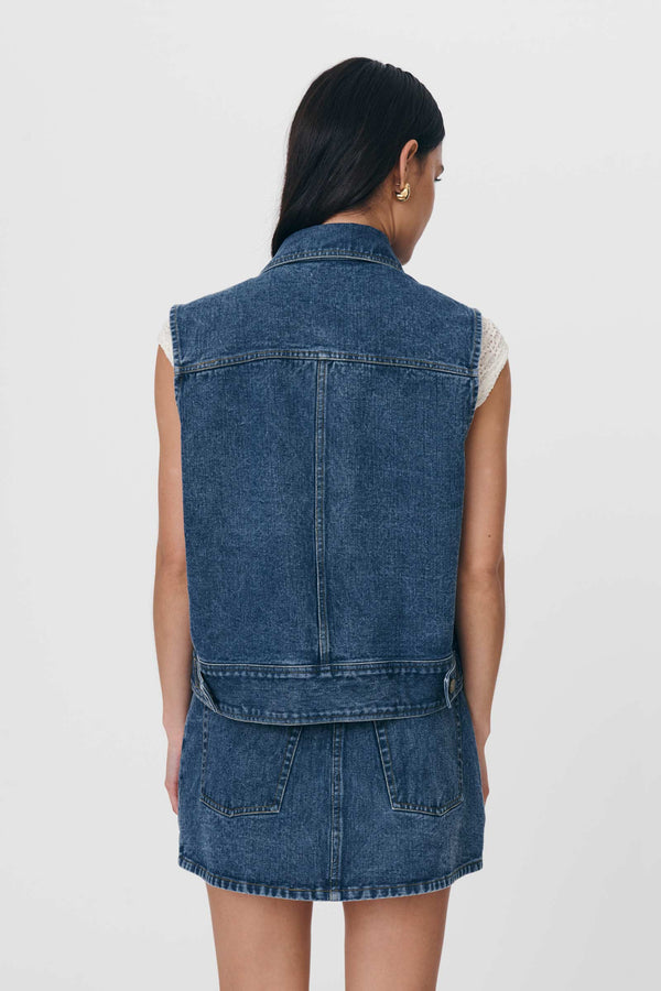 Iko Organic Denim Vest