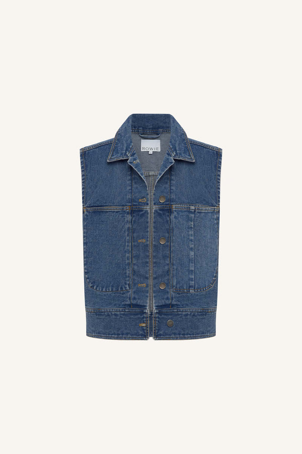 Iko Organic Denim Vest