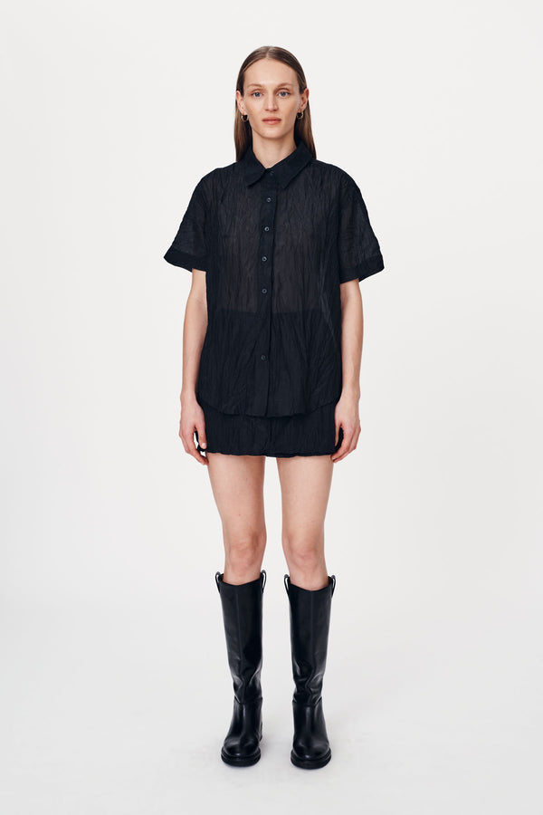 Jole Silk Mini Wrap Skirt