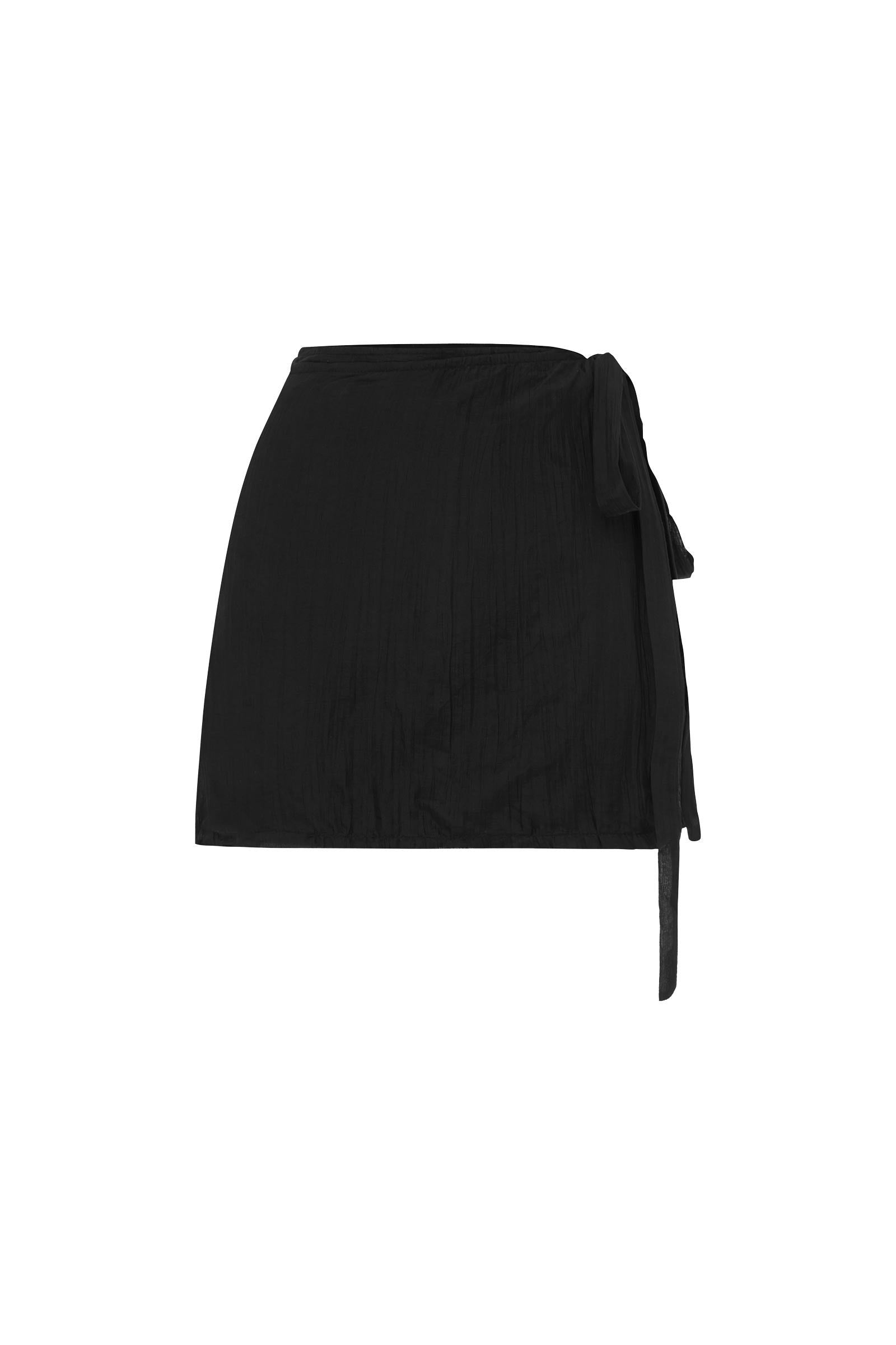 Jole Silk Mini Wrap Skirt