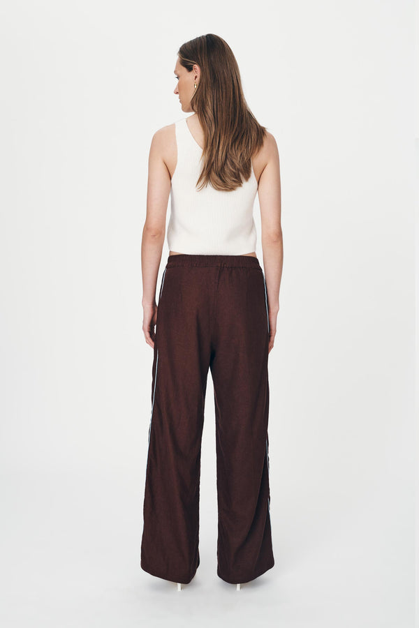 Kaia Linen Straight Pants