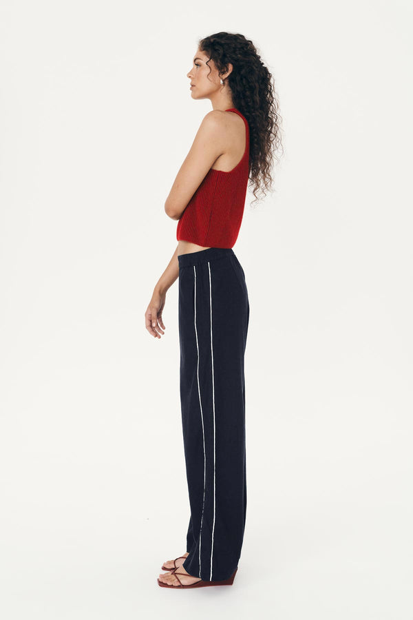 Kaia Linen Straight Pants